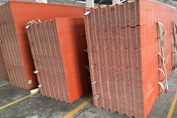 Can synthetic resin tiles resist the erosion of acid rain?